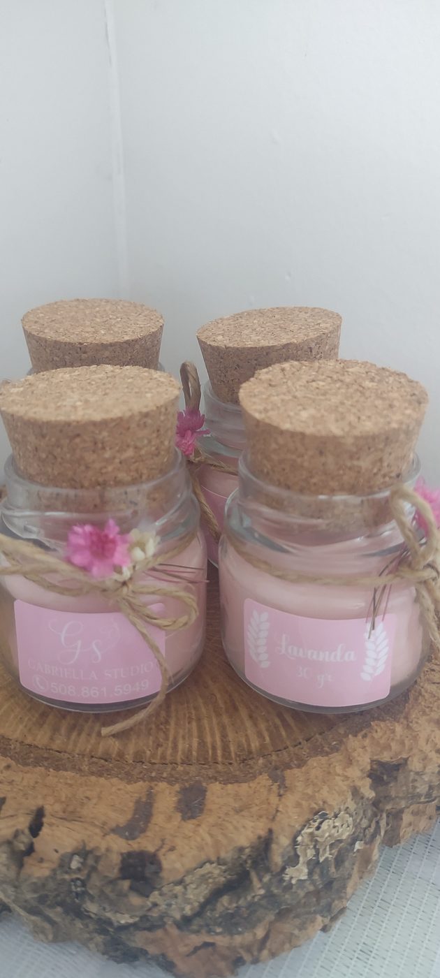 Mini pote com etiqueta personalizada para outro negócio